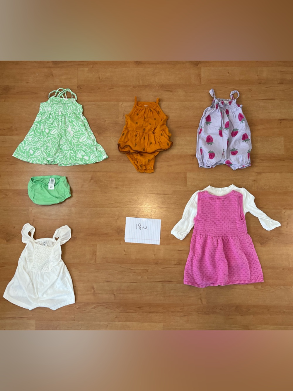 Mixed Baby Girl Outfit Lot - 18m